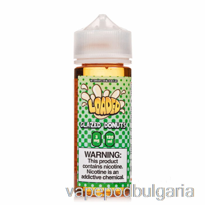 Vape Bulgaria Glazed Donut - заредена е-течност - Ruthless - 120ml 0mg